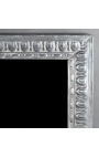 Square Louis Philippe style mirror in Zinc