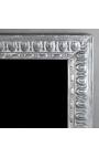 Štvorcové zrkadlo v štýle Louis Philippe v zinku
