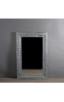 Rectangular Louis Philippe style mirror in Zinc