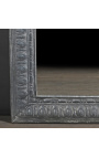 Espelho retangular estilo Louis Philippe em zinco