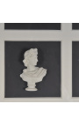 Pair of frames with busts of Romans