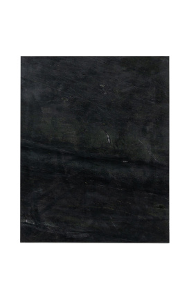 HERMIA nattbord med sort marmorplate og gylden messing