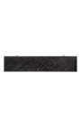 Armário de TV BOHO 200 cm 4 portas - carvalho preto e aço inoxidável latão