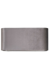 Lámpara de terciopelo antracita rectangular 55,5 cm