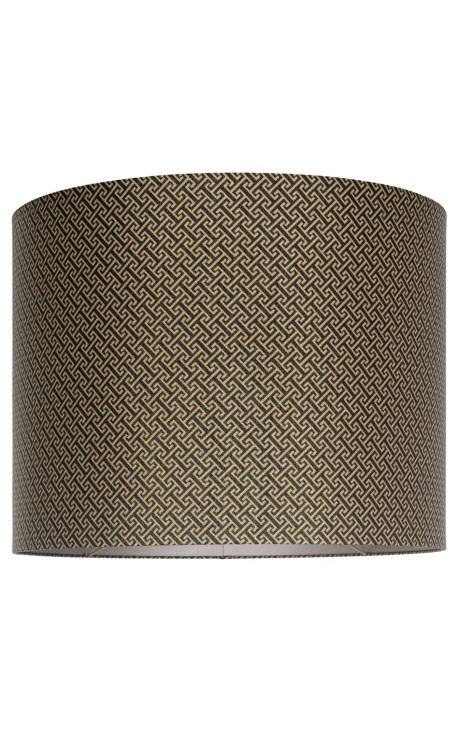 Cylindrical velvet lampshade geometriai minták 50 cm