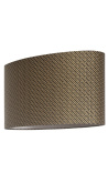 Oval velvet lampshade with geometric patterns 60 cm