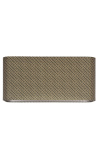 Rectangular velvet lampshade with geometric patterns 55.5 cm