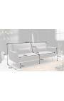 Canapé convertible 3 places "Phebe" contemporain en velours anthracite