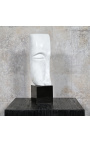 Съвременна скулптура от бял мрамор "De Marbre"