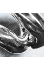 Große zeitgenössische Silber Skulptur "Geist der Entgegenhaltung"