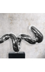 Grande escultura contemporânea em prata "Spirit of Contradiction"
