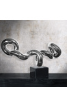 Gran escultura contemporània de plata Esperit de contradicció