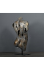Grande scultura "Fragment d'Hermès" finitura bronzo oro