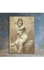 Maleri "Undersøgelse af en kvinde nøgen" - Pierre Pierre Pierre-I nærheden af Paul Prud'hon