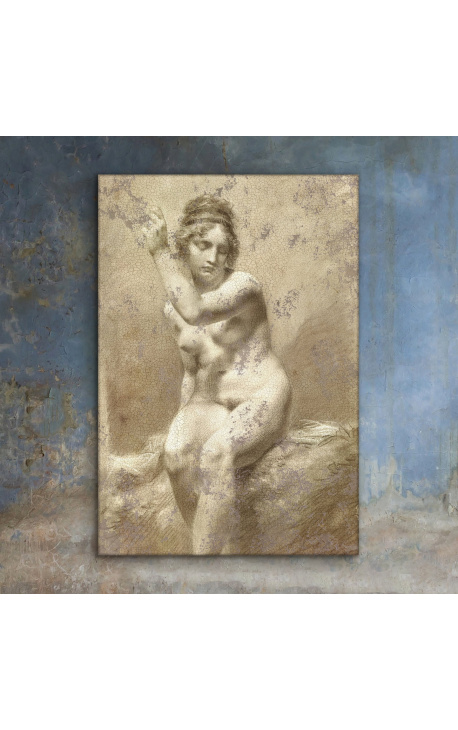 Schilderij "Onderzoek van een vrouw naakt" - Pierre-Paul Prud'hon