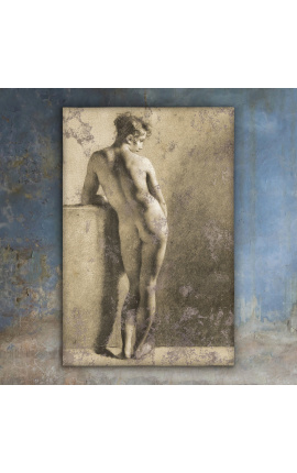 Maalaaminen "Nude seisomassa taaksepäin" - Pietari-Paul Prud'hon