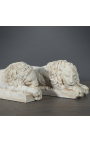 Escultura fabulosa d'una parella de lleons italians