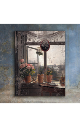 Pintura "Ver desde la ventana del artista" - Martinus Rorbye