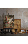 Festészet "Gyümölcsök és virágok egy fonott kosárban" - Antoine Berjon