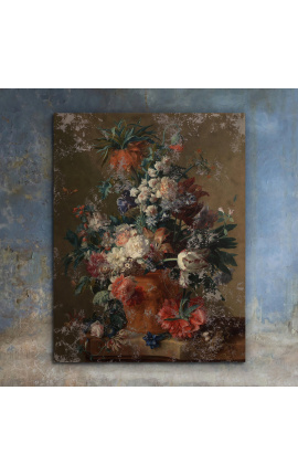 Målning "Vasa av blommor" - Jan Van Huysum