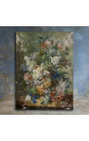 Painting Still Life with Flowers - Jan Van Huysum