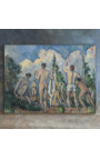 Malování "Koupači" - Paul Cézanne