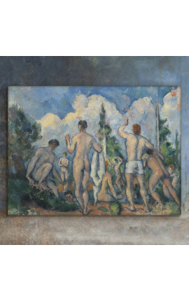 Maalaaminen "Bathit" - Paul Cézanne