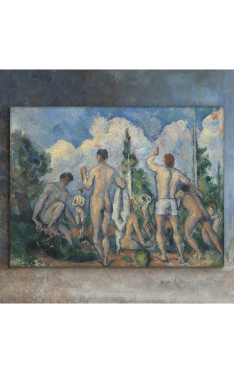 Maleri "The Bathers" - Billeder af Paul Cézanne