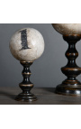 Set med 3 baluster-bein med koppar