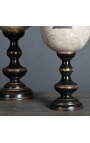 Set of 3 baluster type brackets with cups