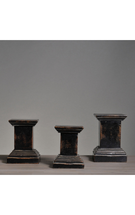 Set mit 3 quadratischen Säulenstützen