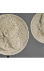 Conjunto de medallones estuco del siglo 5