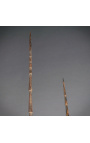 Flecha Asmat de metal e madeira