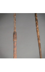 Flecha Asmat de metal y madera