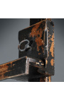 Painter's easel in blackened wood