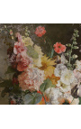 Картина "Плодове и цветя в плетена кошница" - Антоан Бержон