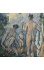 Maalaaminen "Bathit" - Paul Cézanne