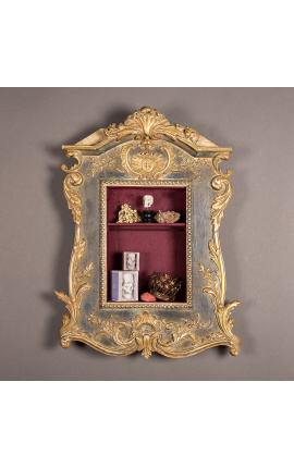 Large frame with interior shelves (cabinet) Comedia Del Arte