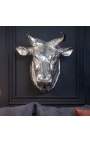 Grote aluminium muur decoratie "Het hoofd van Bull"