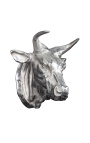 Настенный декор большой алюминиевый "Голова быка"