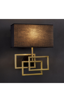 "Cassiopée" wall light in gold-coloured metal