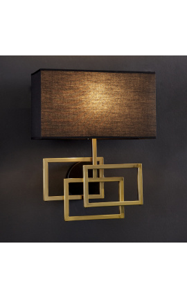 Luz de pared Cassiopée en metal de oro