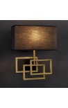 Applique Cassiopée in metallo color oro