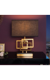 Lampe Cassiopée en métal couleur doré