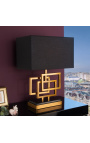 Bordlampe "Cassiopeia" i gylden farve metal