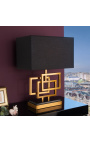 Table lamp "Cassiopeia" in golden color metal