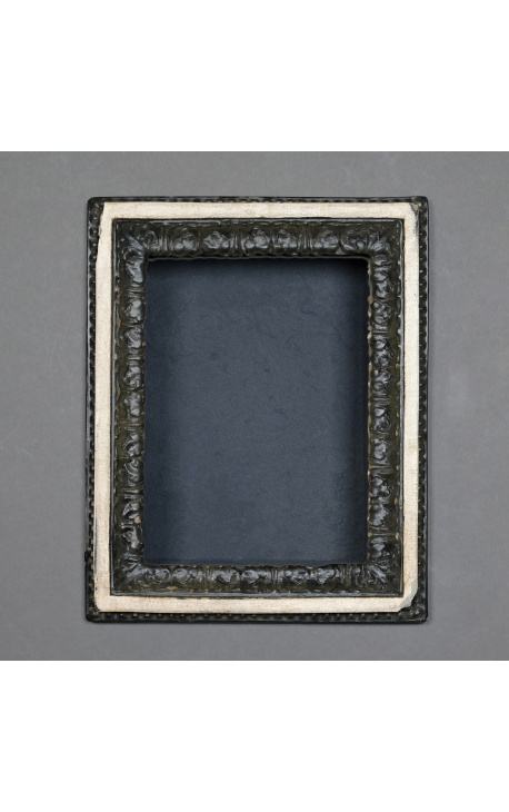 Fekete Louis XV keret belső polcokkal (szekrény)