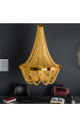 Lámpara de diseño Versalles en metal dorado
