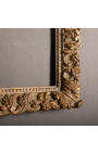 Large patinated gilt Regency style frame