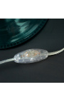 Cilindrische eigentijdse lamp in gerecycled glas